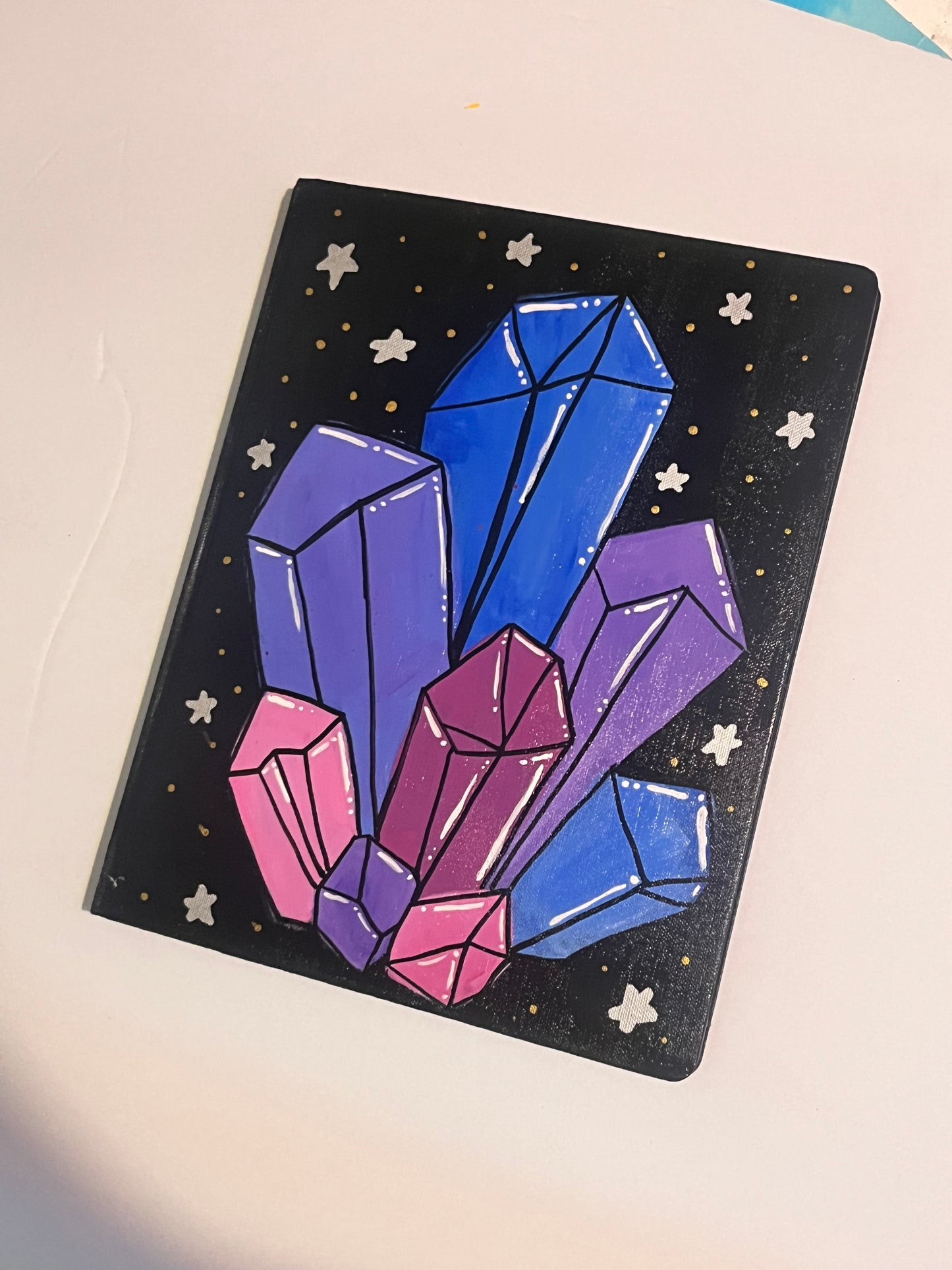 Hand-Painted Hardcover: Custom Notebook