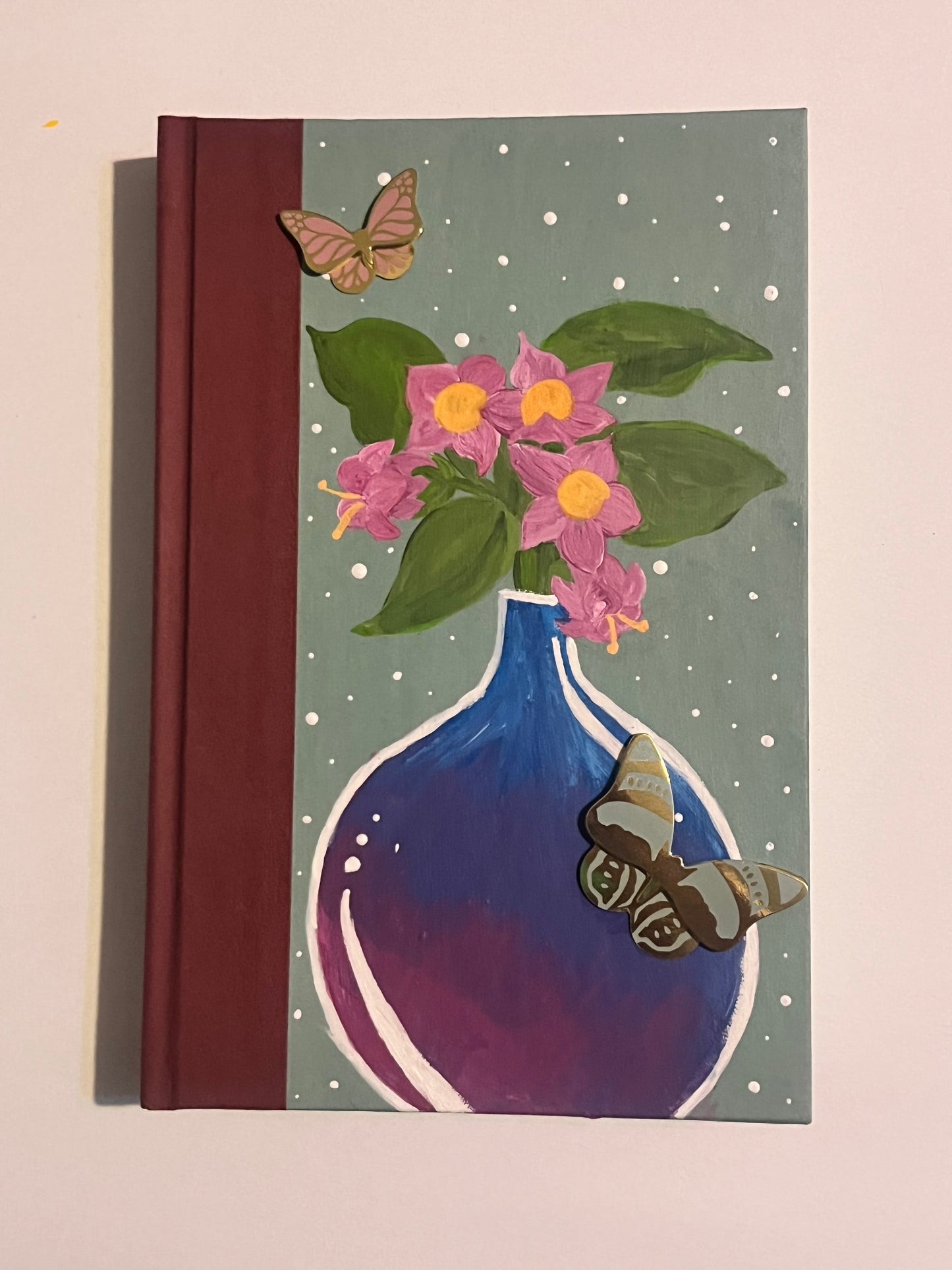 Hand-Painted Hardcover: Custom Notebook