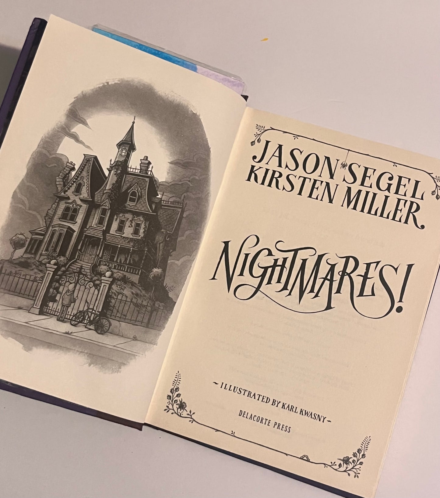 Hand-Painted Hardcover: Nightmares! By Jason Segel and Kirsten Miller