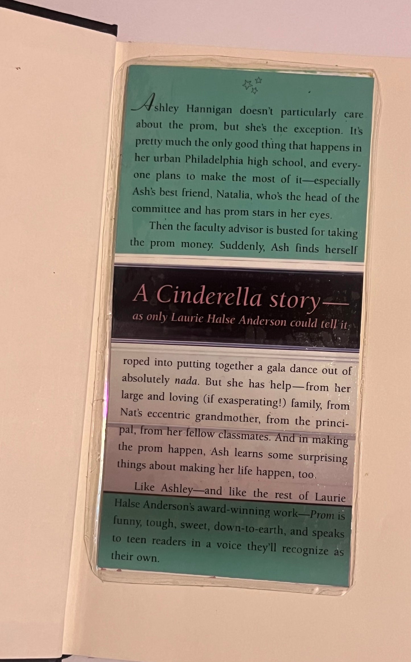 Hand-Painted Hardcover: Prom by Laurie Halse Anderson