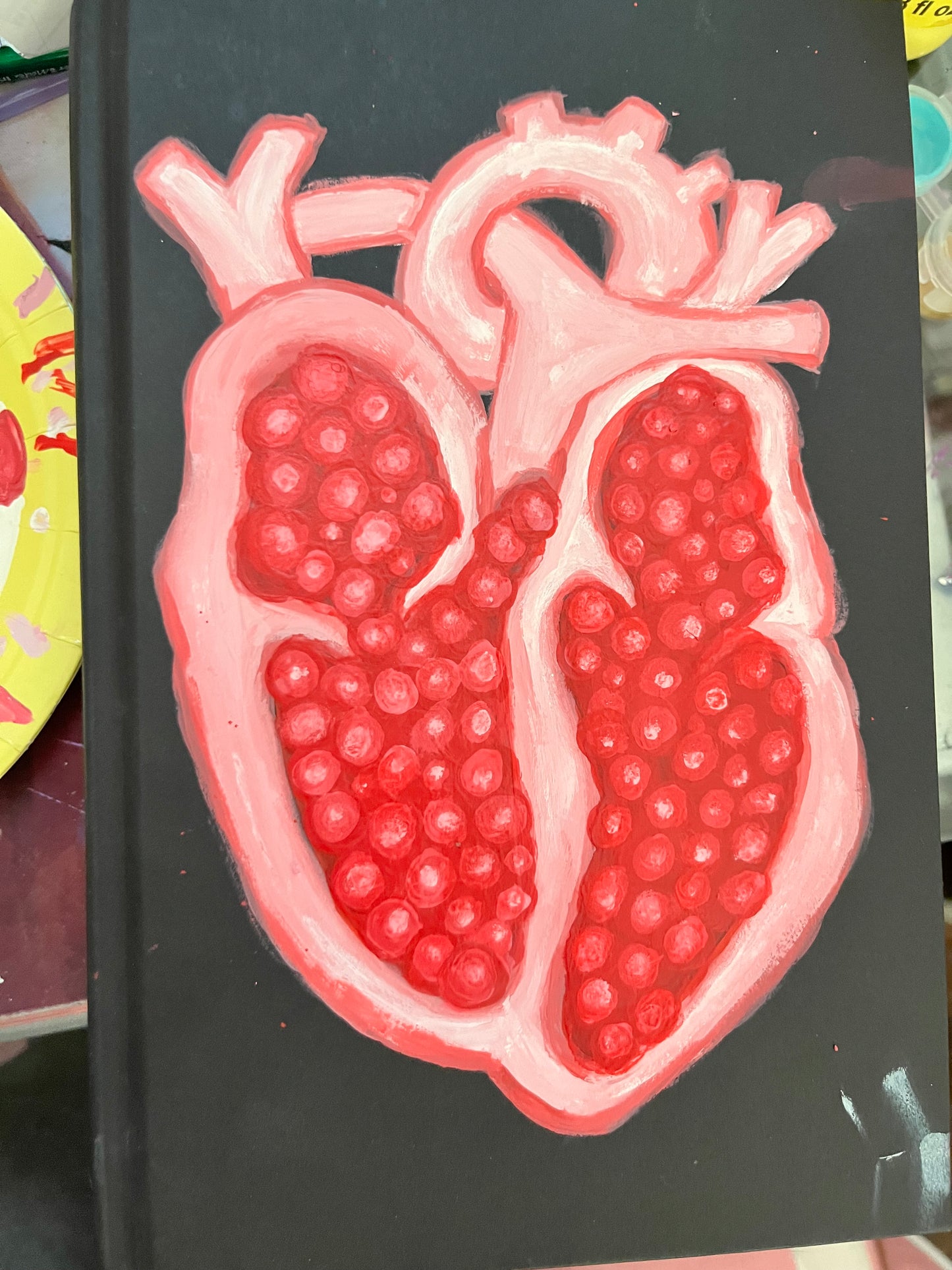 Hand-Painted Hardcover: Custom Notebook