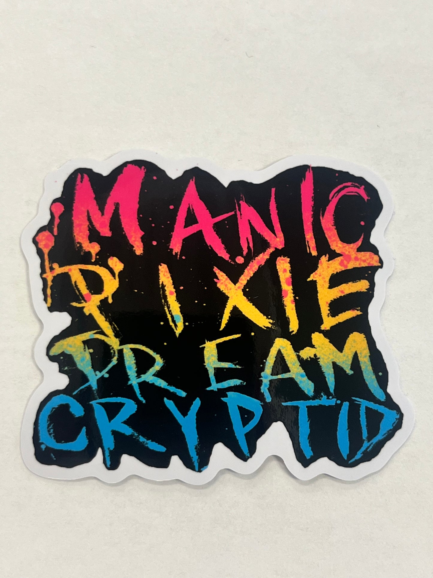 Manic Pixie Dream Cryptid Sticker