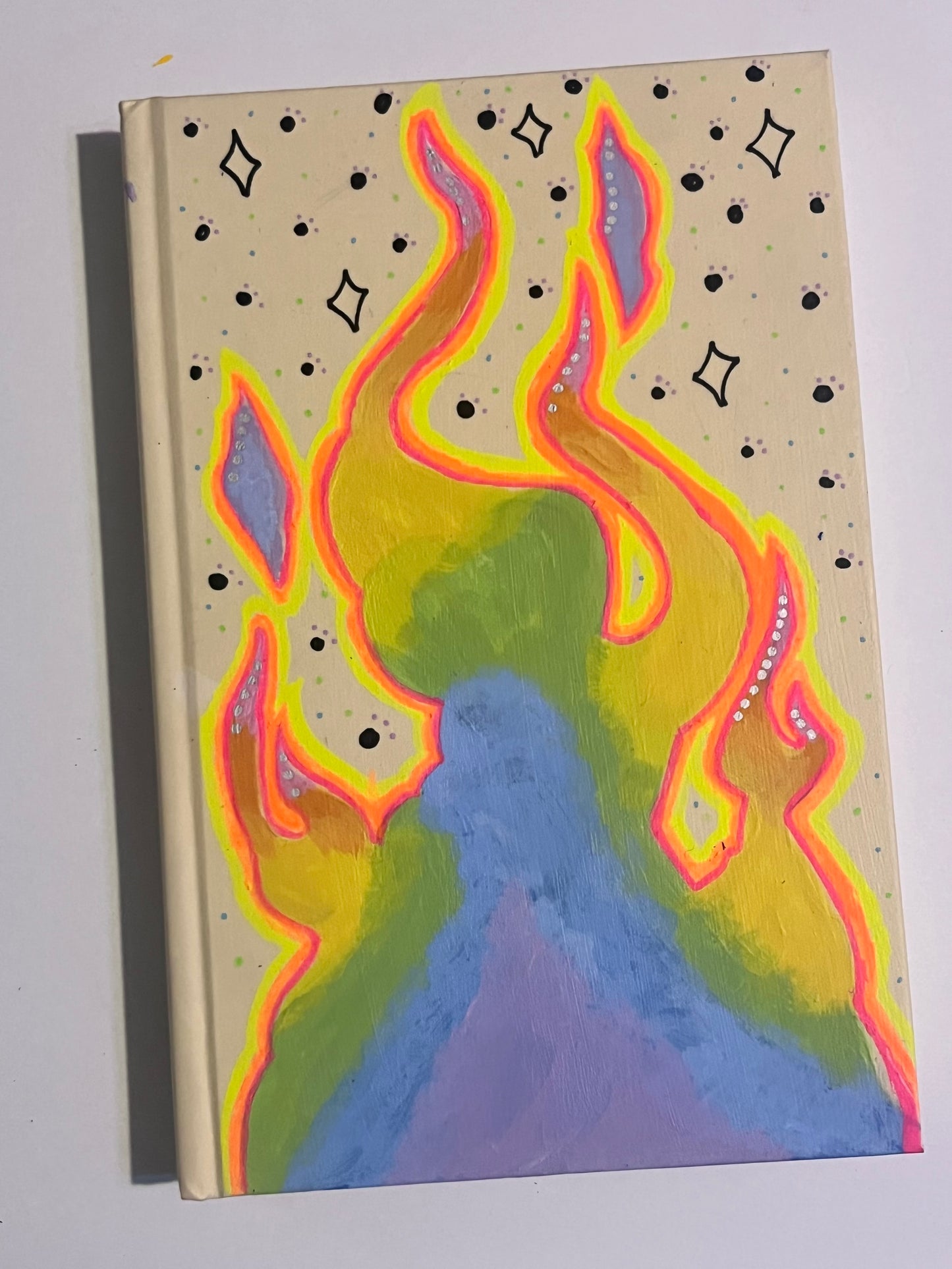 Hand-Painted Hardcover: Custom Notebook