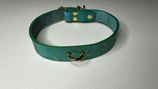 Green Filigree Collar