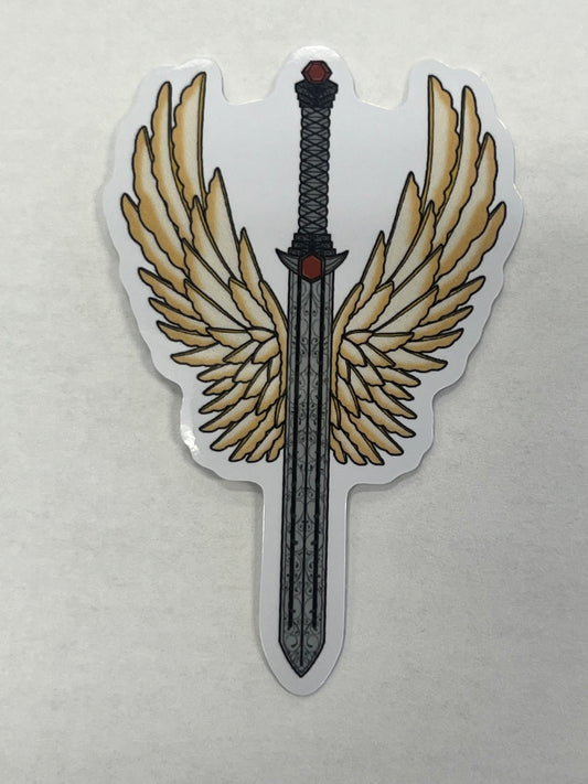 Angel Sword Sticker