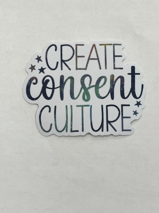 Create Consent Culture Sticker