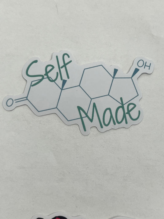 Self Made Molecule Sticker