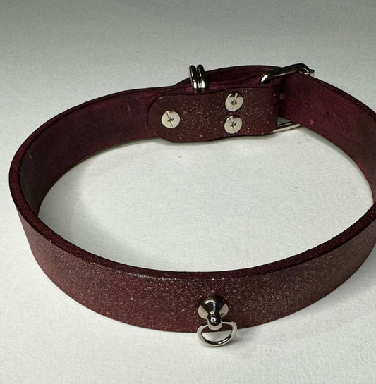 Oxblood Splatter Collar