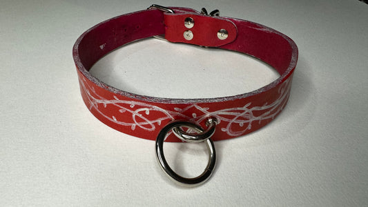 Red Filigree Collar